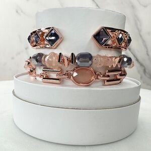 Bomb Party Spring Stacks Bring The Neutral Glam ST81650 NWT